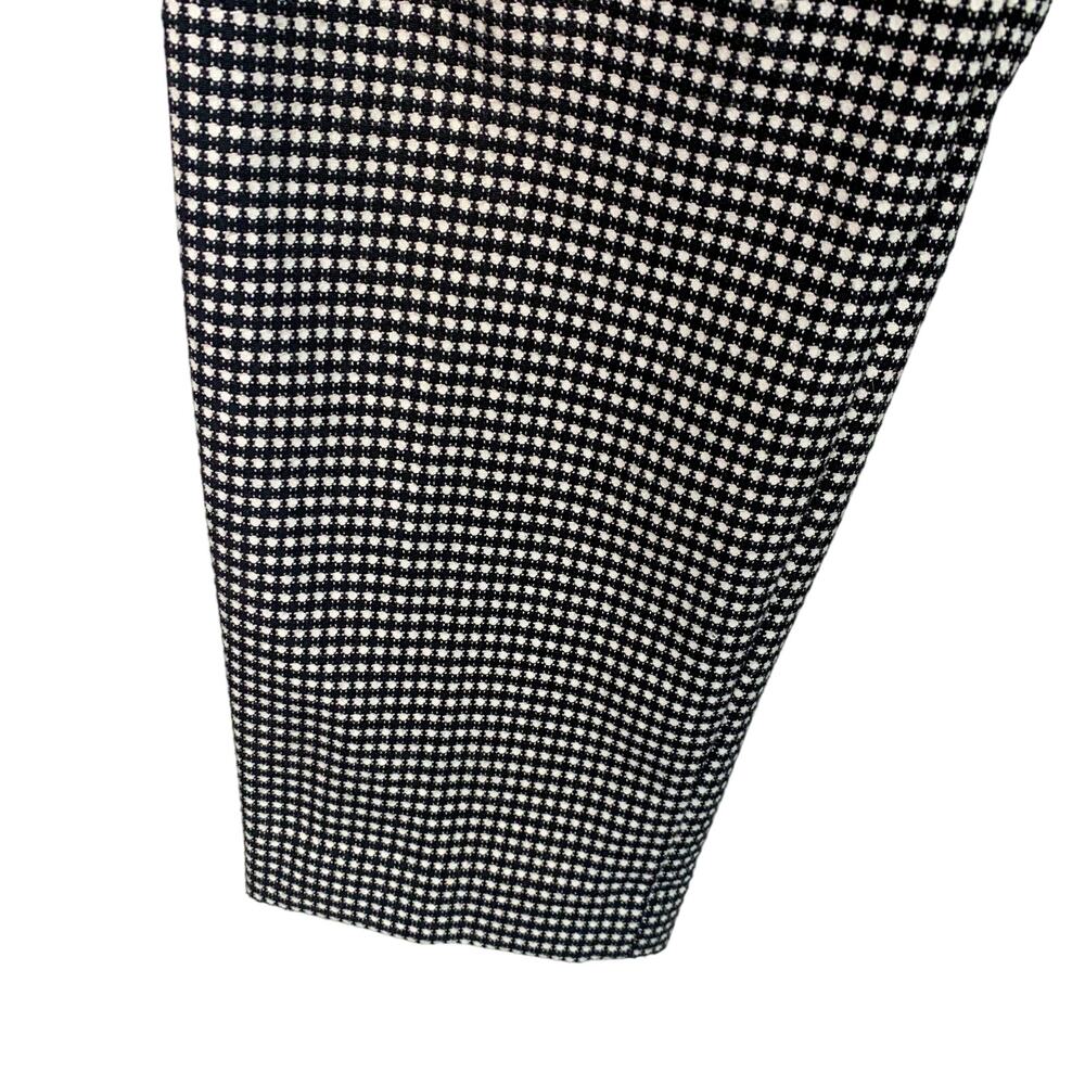 Express Black & White Patterned Editor Pants - image 3